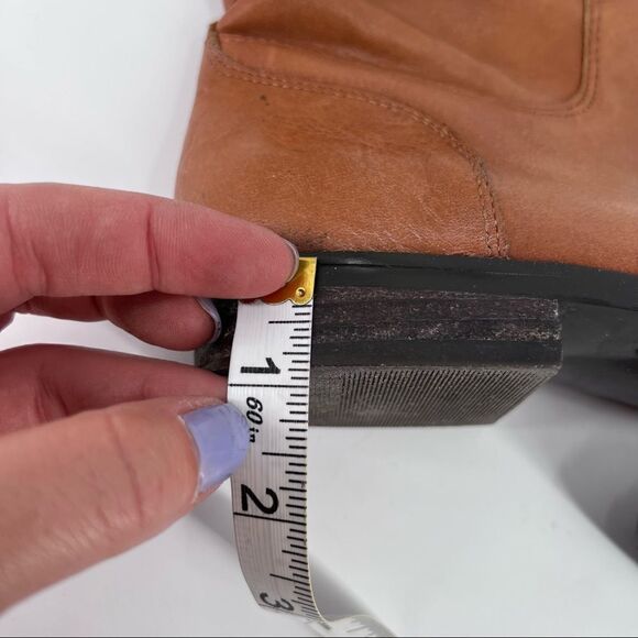 Ralph Lauren Brown Leather hall Riding Boot size 7.5 b Jenessa - Picture 3 of 15